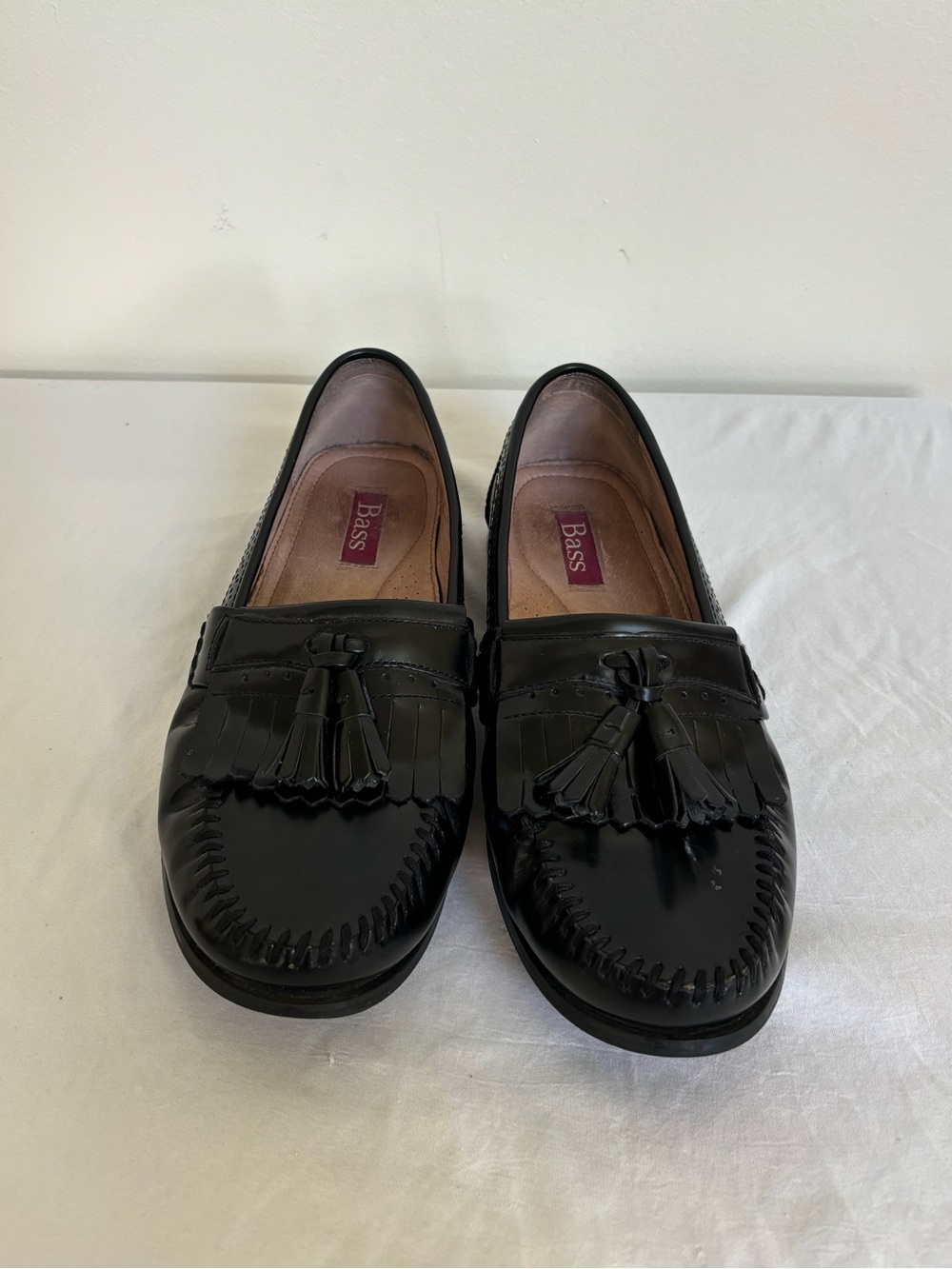 GH Bass Grammar Loafers Tassel Size 9 Mens Wide black